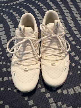 Nike Women's Athletic Running Shoes - White with Subtle Pink Accents